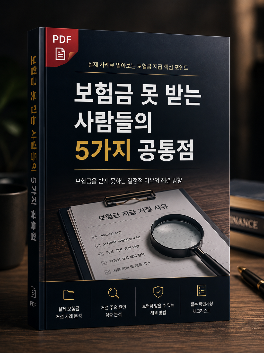 보험금 못 받는 사람들의 5가지 공통점 표지