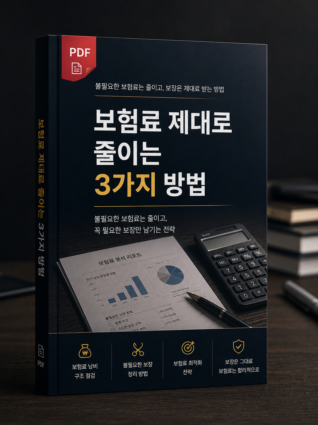 보험료 제대로 줄이는 3가지 방법 표지